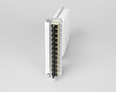 Einschubmodul 7TE, 12 x LSH PC, 50/125µm OM2, S4U