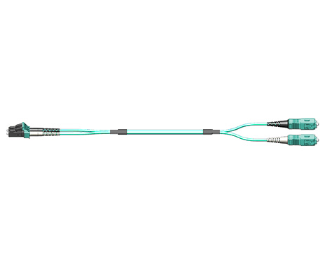 Fig.0 Patchkabel, 2.0mm, LCPC-SCPC, 50/125µm OM3, 0.5m