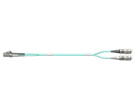 Fig.0 Patchkabel duplex LCPC-LCPC 50/125µm OM3 1.0m