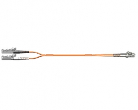 Fig.8 Patchkabel duplex E2000PC-LCPC 50/125µm 3.0m