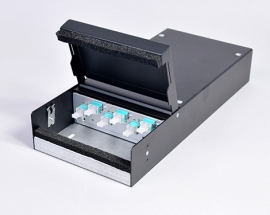 Consolidation Box, Stahl, 12 x LCPC, 50/125µm OM3 (1xLCPC duplex)