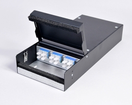 Consolidation Box, Stahl, 24 x LCPC, 9/125µm (6xLCPC quad)