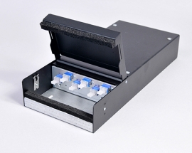 Consolidation Box, Stahl, 4 x LCPC, 9/125µm (2xLCPC duplex)