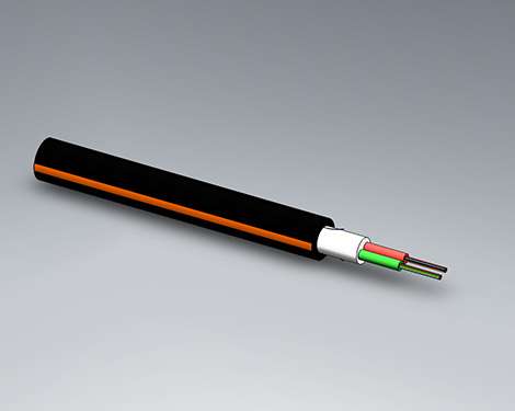 Bündeladerkabel, Easy Blow, 2x12, 9/125µm, Eca, schwarz