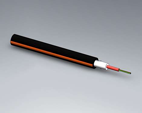 Bündeladerkabel, Easy Blow, 1x12, 9/125µm, Eca, schwarz