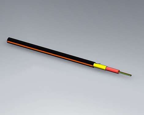 Dätwyler Bündeladerkabel, Outdoor Micro, 1x12, 9/125µm G.657.A1, Fca, schwarz