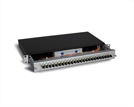 KEV 1HE Aluminium, 4 x SCPC, 62.5/125µm OM1