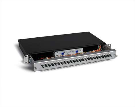 KEV 1HE Aluminium, 2 x STPC, 62.5/125µm OM1