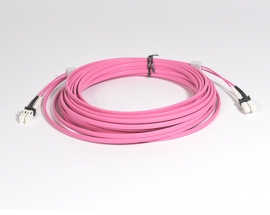 Fig.0 LED Patchkabel duplex LCPC-LCPC 50/125µm OM4 6.0m